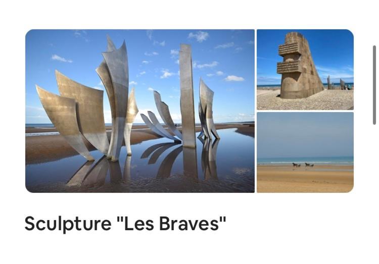Au Coeur D'Omaha Beach - Colleville-Sur-Mer - Gite 1 Eksteriør bilde
